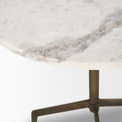 Mercana Serre Accent Table - Gold, Metal