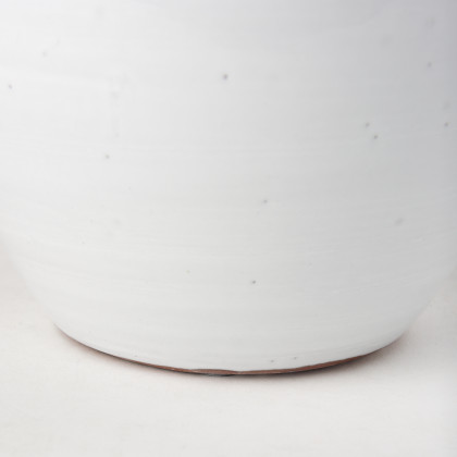 Mercana Basin Small Vase - White, Ceramic