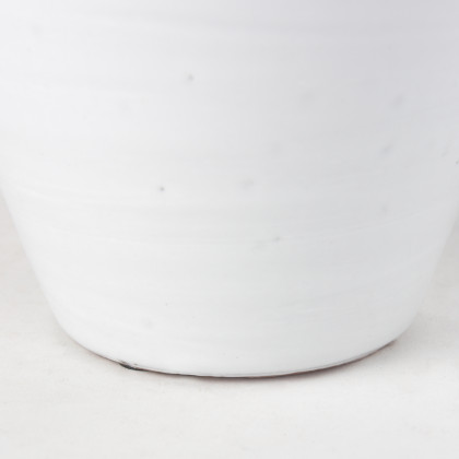 Mercana Basin Medium Vase - White, Ceramic