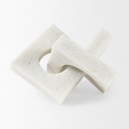 Mercana Linx Small Object - White, Resin