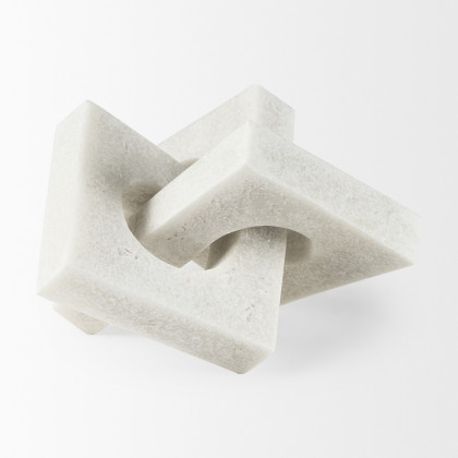 Mercana Linx Small Object - White, Resin
