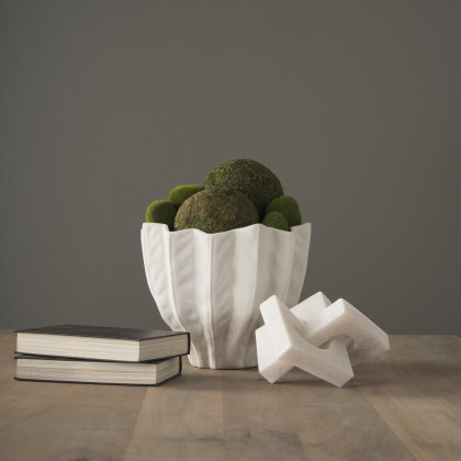 Mercana Linx Small Object - White, Resin