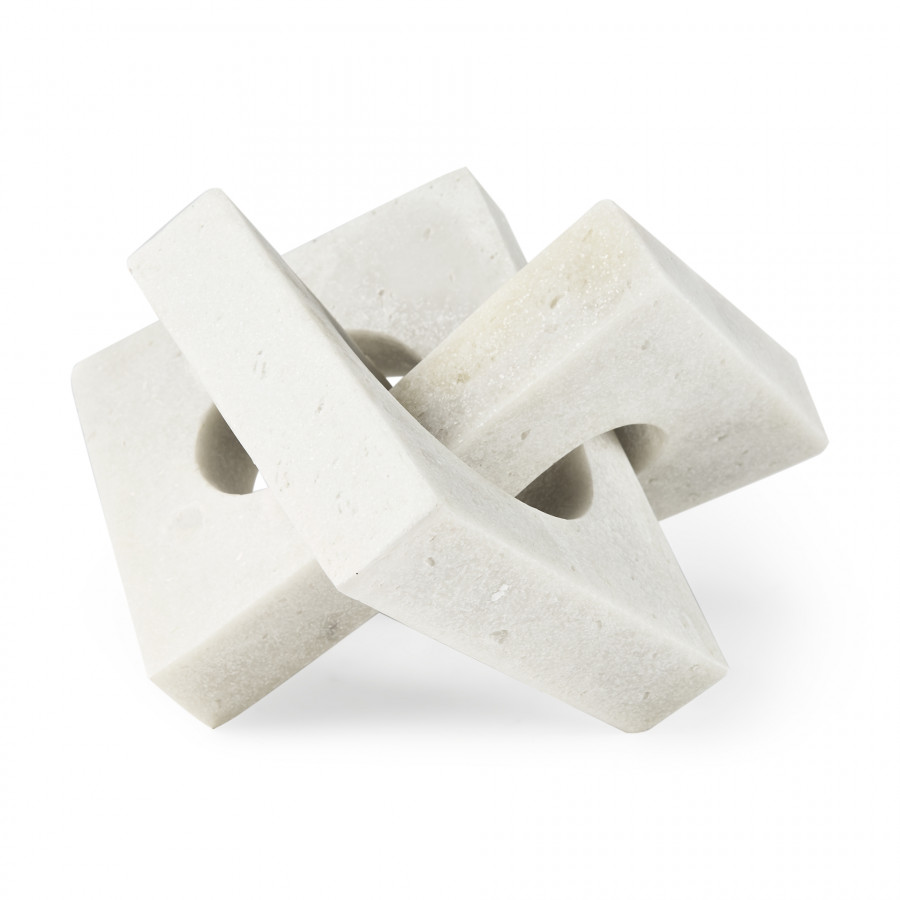 Mercana Linx Large Object - White, Resin