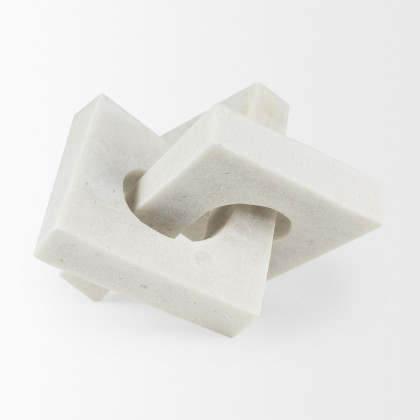Mercana Linx Large Object - White, Resin