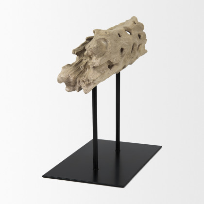 Mercana Dwell Small Object - Brown, Resin
