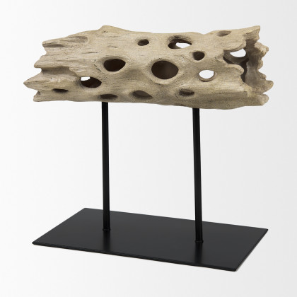 Mercana Dwell Small Object - Brown, Resin