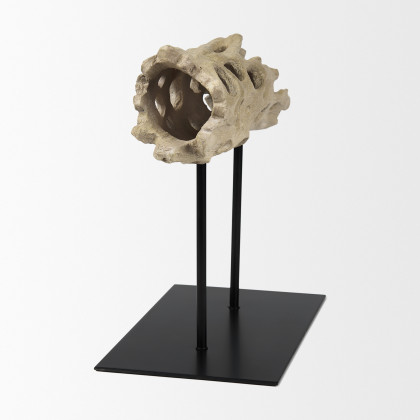 Mercana Dwell Small Object - Brown, Resin