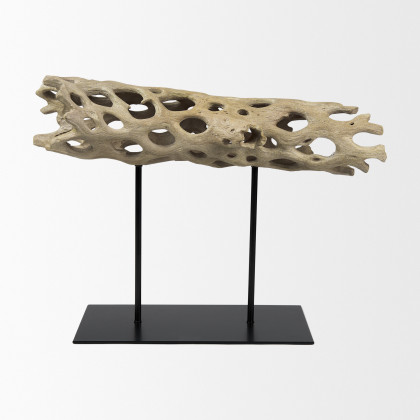 Mercana Dwell Large Object - Brown, Resin