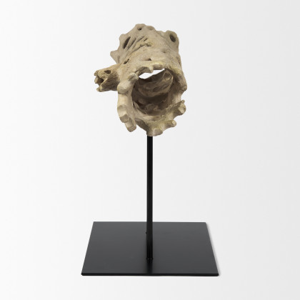 Mercana Dwell Large Object - Brown, Resin