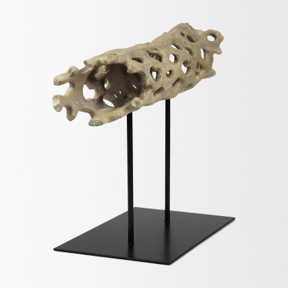 Mercana Dwell Large Object - Brown, Resin