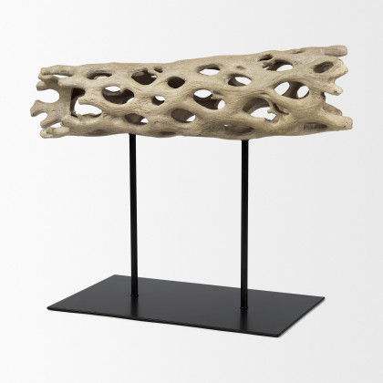 Mercana Dwell Large Object - Brown, Resin