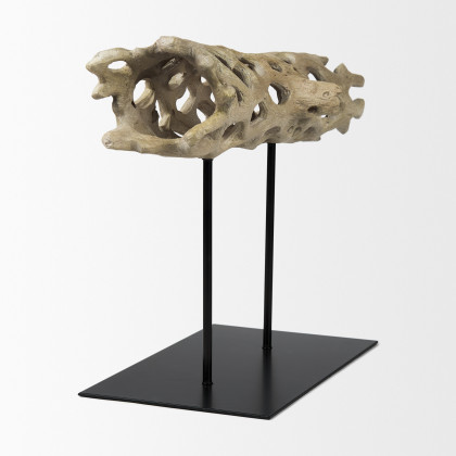 Mercana Dwell Large Object - Brown, Resin