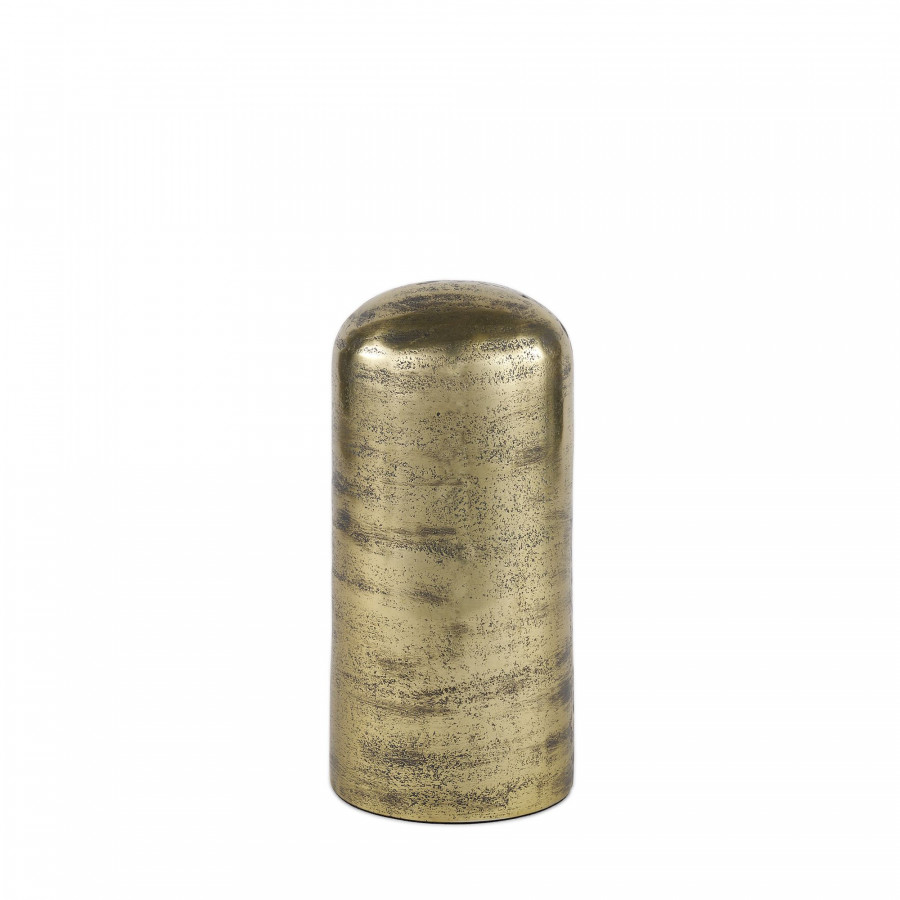 Mercana Quonset Tall Aluminum Metal Ornament - Brass