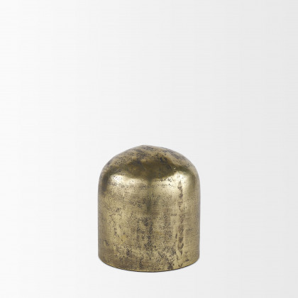 Mercana Quonset Short Aluminum Metal Ornament - Brass