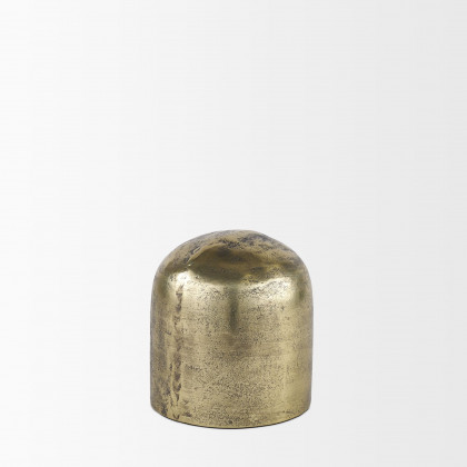 Mercana Quonset Short Aluminum Metal Ornament - Brass