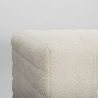 Mercana Ricciardo 86,6" 3 Seater Sofa - Cream, Boucle
