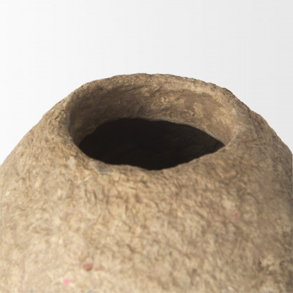 Mercana Rundal Vase - Beige, H18"