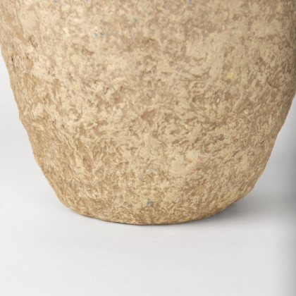 Mercana Rundal Vase - Beige, H18"