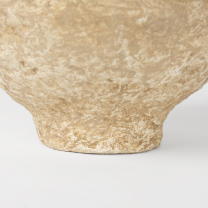 Mercana Ritu Pot Small Vase - Beige, Paper