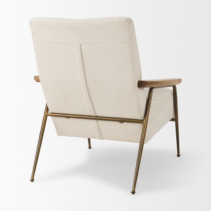 Mercana Grosjean Accent Chair - Cream