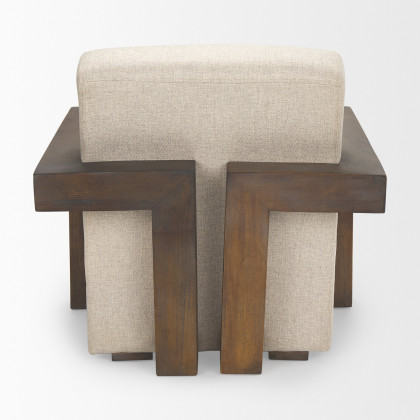 Mercana Sovereign Upholstered Accent Chair - Brown, Fabric