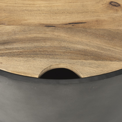 Mercana Eclipse Coffee Table - Gray/Brown, Metal