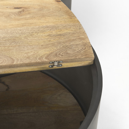 Mercana Eclipse Coffee Table - Gray/Brown, Metal