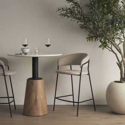 Mercana Carolyn 36" Counter Stool - Oatmeal