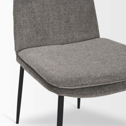 Mercana Eve Dining Chair (Set of 2) - Gray, Metal