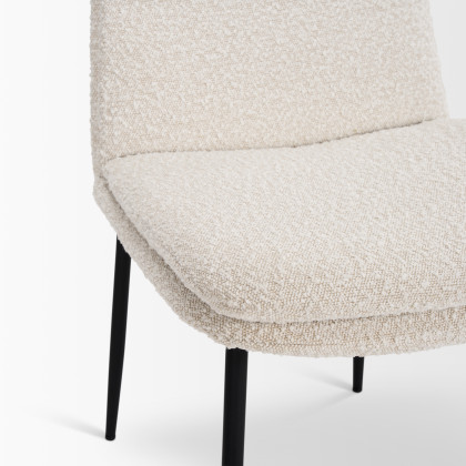 Mercana Eve Dining Chair (Set of 2) - Cream, Metal