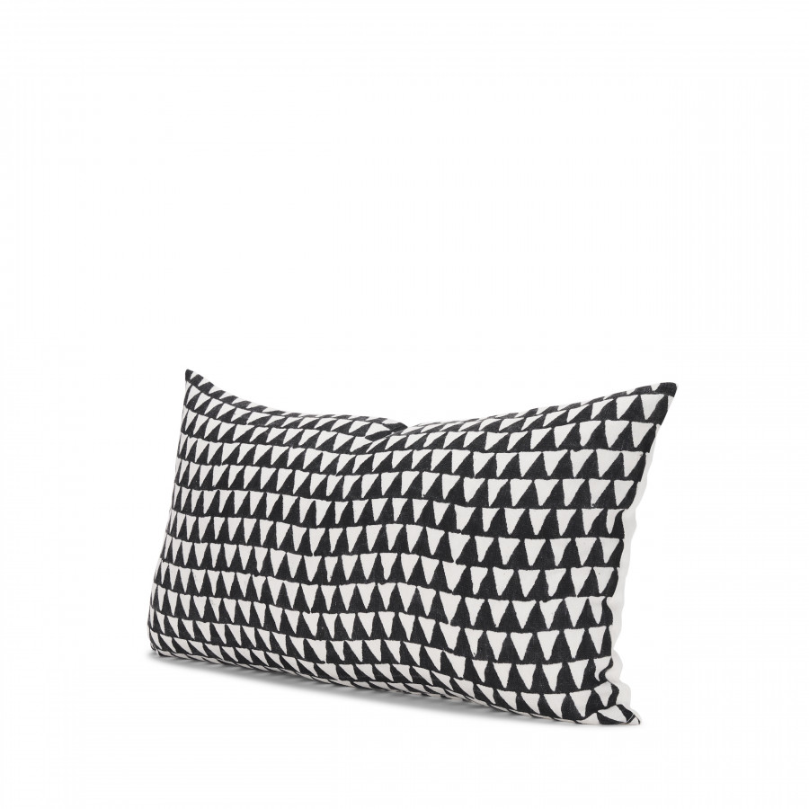 Mercana Jolie Pillow Cover - Cream/Black, 14x26