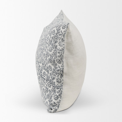 Mercana Jayne Pillow Cover - Cream/Slate, 14x26
