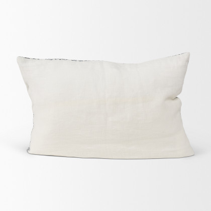 Mercana Jayne Pillow Cover - Cream/Slate, 14x26