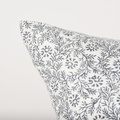 Mercana Jayne Pillow Cover - Cream/Slate, 14x26