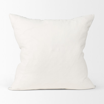 Mercana Jenelle Pillow Cover - Cream/Slate, 22x22