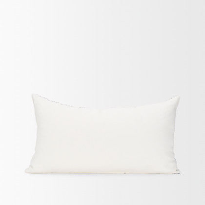 Mercana Jenelle Pillow Cover - Cream/Slate, 14x26