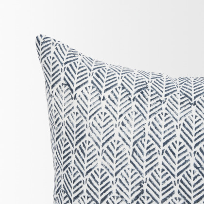 Mercana Jenelle Pillow Cover - Cream/Slate, 14x26
