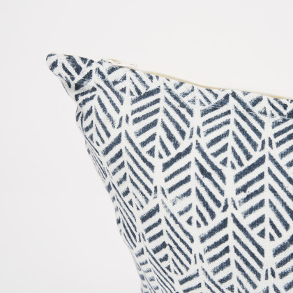 Mercana Jenelle Pillow Cover - Cream/Slate, 14x26