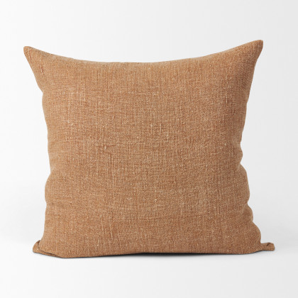 Mercana Jack Pillow Cover - Orange, Linen