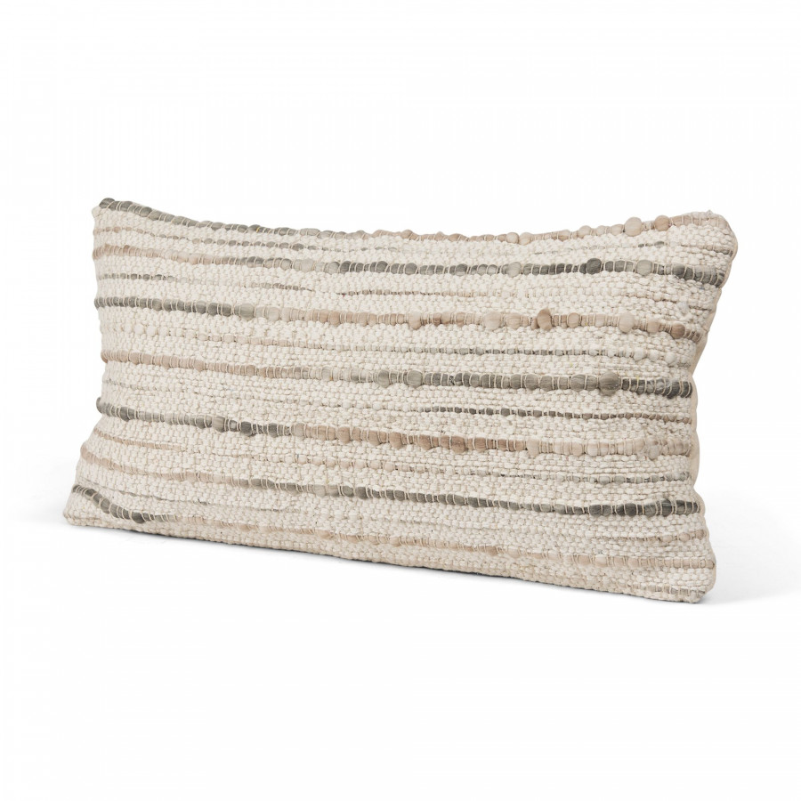 Mercana Kodi Lumbar Pillow Cover - Cream/Beige