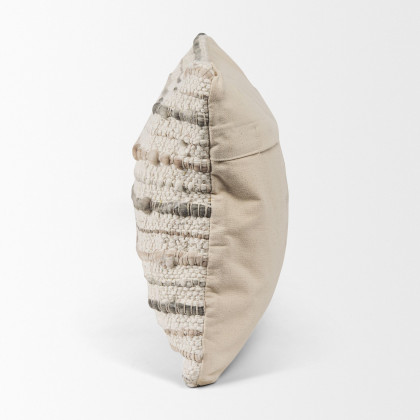 Mercana Kodi Lumbar Pillow Cover - Cream/Beige