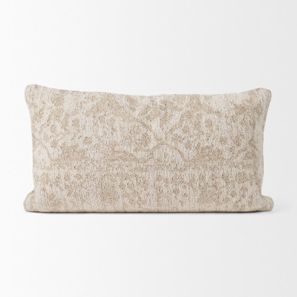 Mercana Khloe Lumbar Pillow Cover - Cream/Beige