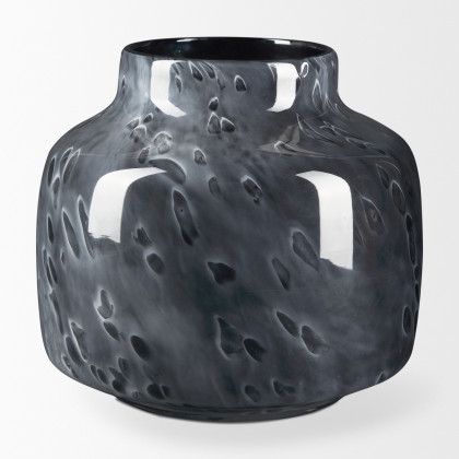 Mercana Masai Small Vase - Black, Glass