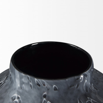 Mercana Masai Small Vase - Black, Glass