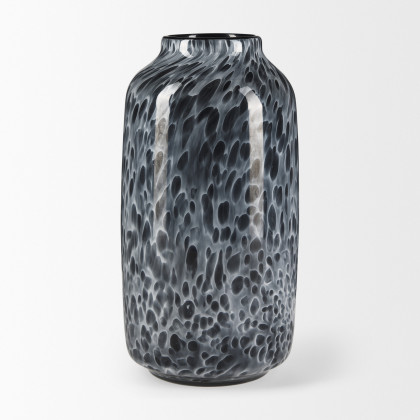 Mercana Masai Medium Vase - Black, Glass