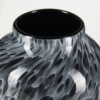 Mercana Masai Medium Vase - Black, Glass