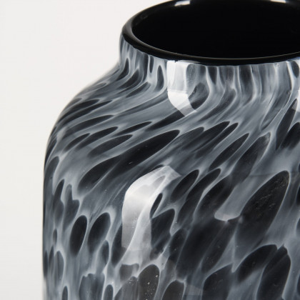 Mercana Masai Medium Vase - Black, Glass
