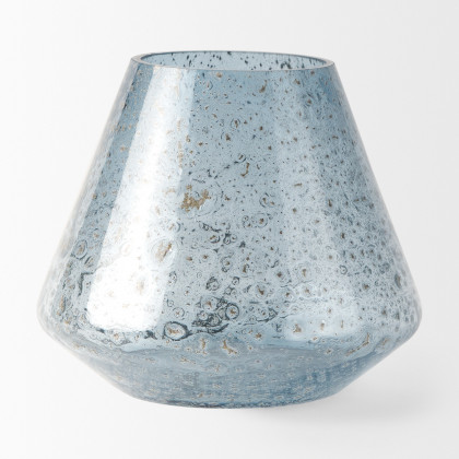 Mercana Robyn Small Vase - Blue, Glass