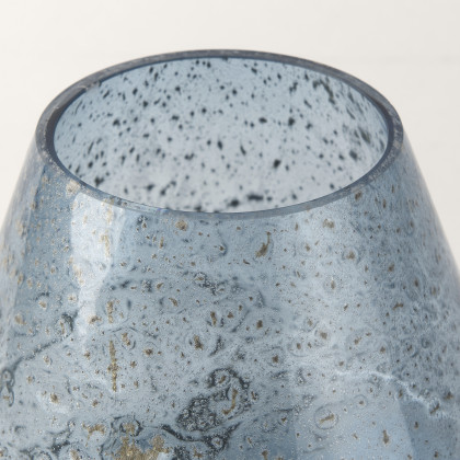 Mercana Robyn Small Vase - Blue, Glass