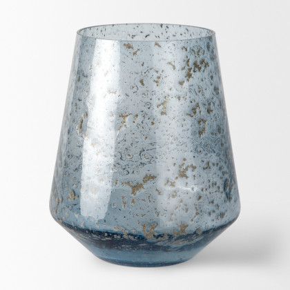 Mercana Robyn Large Vase - Blue, Glass